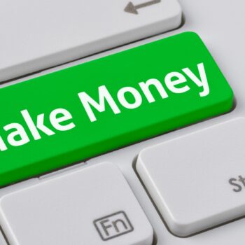 A keyboard key that reads 'Make Money'