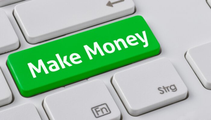 A keyboard key that reads 'Make Money'